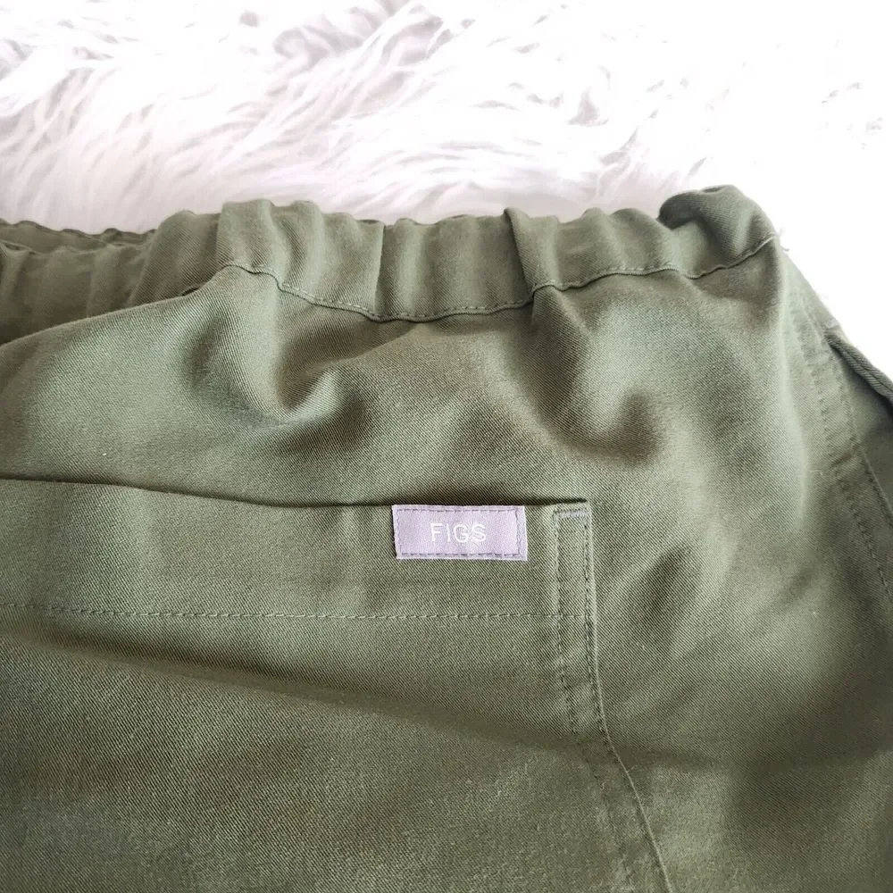 FIGS Technical‎ Collection Mens XL Pisco Basic Scrub Pants Olive Green 35x28